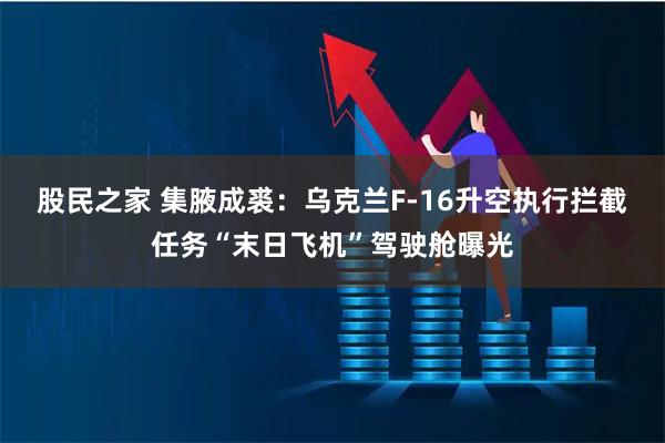 股民之家 集腋成裘：乌克兰F-16升空执行拦截任务“末日飞机”驾驶舱曝光
