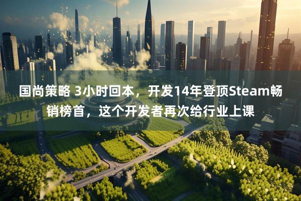 国尚策略 3小时回本，开发14年登顶Steam畅销榜首，这个开发者再次给行业上课